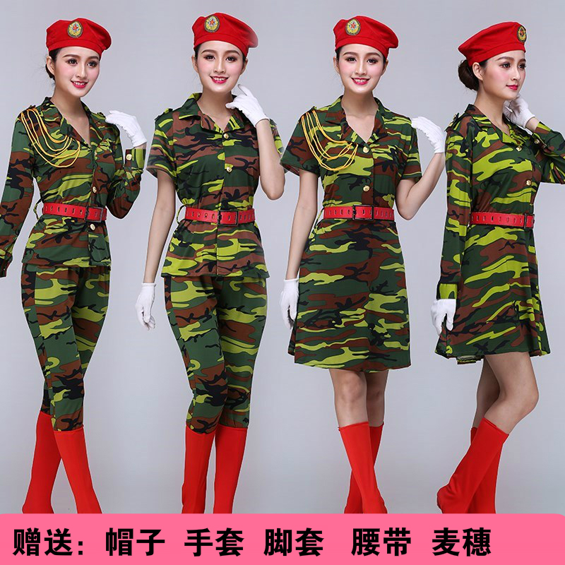 女兵与连衣裙，军队中的柔美和力量，女兵与连衣裙，军队中的柔美女性与力量展现