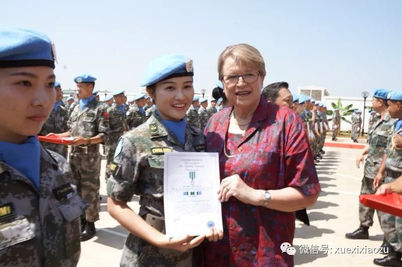中国女兵在非洲，图片背后的故事，中国女兵在非洲，图片背后的感人故事