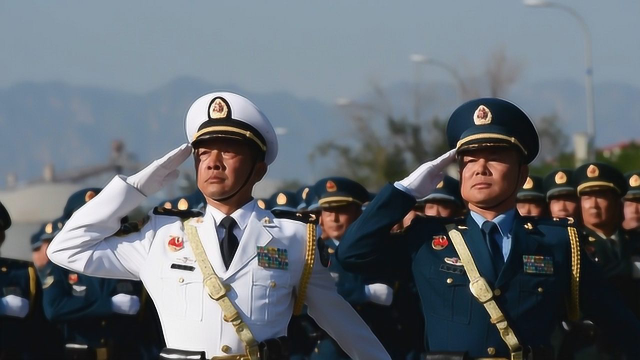 国庆阅兵海军方队领队将军，荣耀与担当的象征，国庆阅兵海军方队领队将军，荣耀与责任的象征