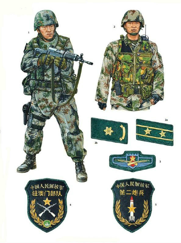 中国各个兵种的服装图片，历史、特色与演变，中国兵种服装，历史、特色与演变图片概览