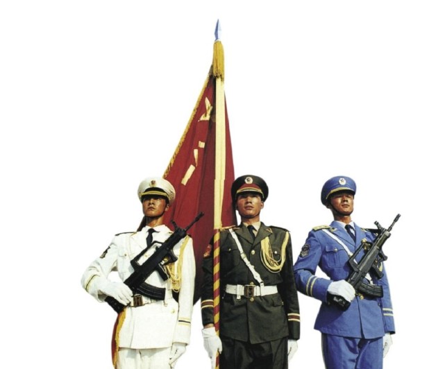 三军仪仗队张震,荣耀与担当的象征,三军仪仗队张震,荣耀的象征,担当之楷模