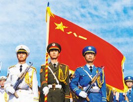 八一建军节，三军仪仗队的荣耀瞬间，八一建军节，三军仪仗队的辉煌瞬间