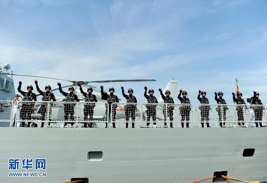 中国海军舰队编队首次赴亚丁湾索马里海域执行护航任务，中国海军舰队编队首赴亚丁湾索马里海域执行护航任务