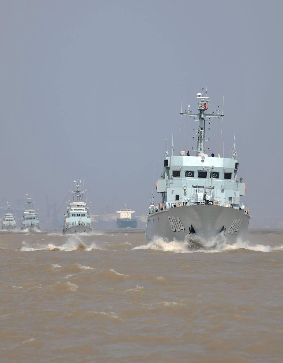 中国海军霍邱舰，捍卫海洋，展示大国力量，中国海军霍邱舰，捍卫海洋权益，展示大国海军力量