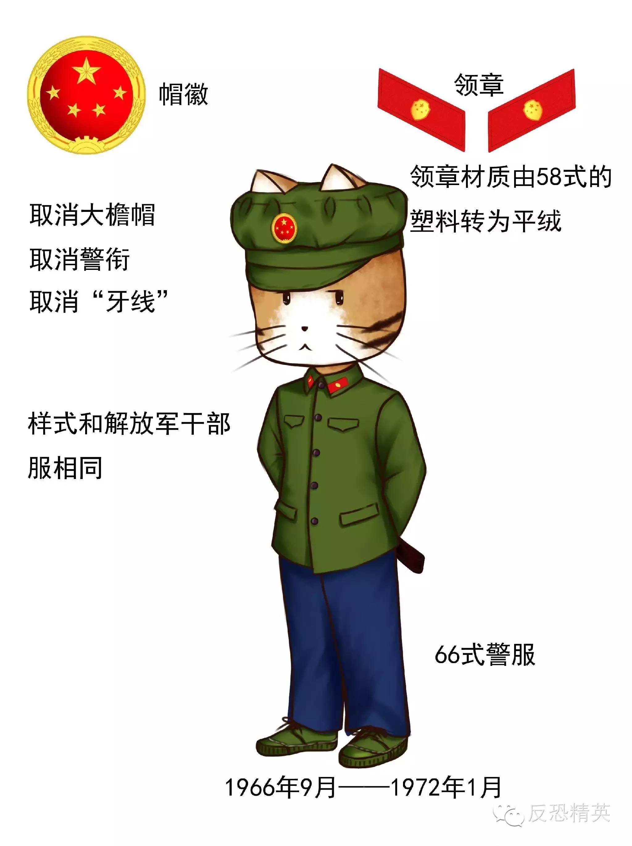 中国警服演变历史，中国警服演变历程概述