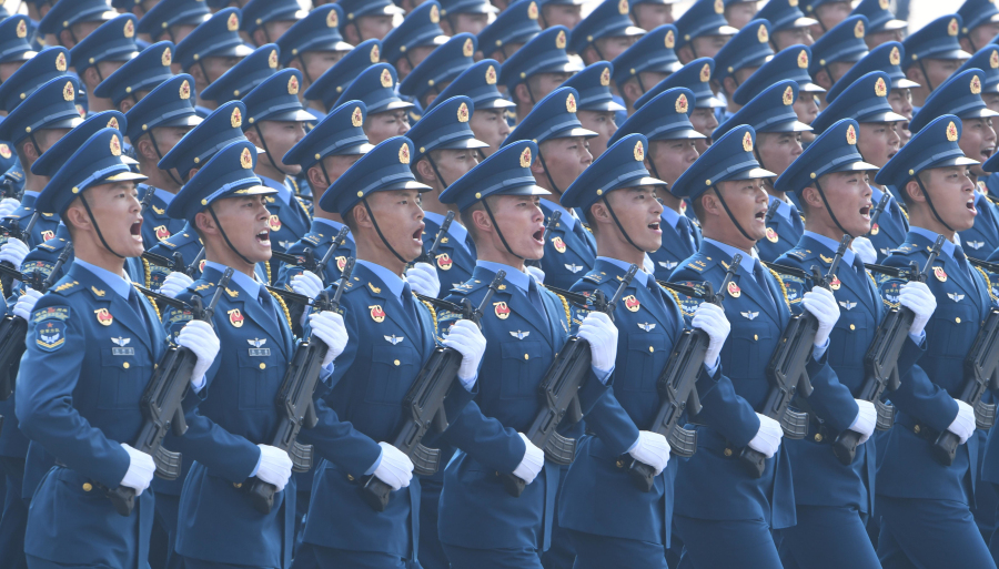 中国女阅兵图片高清图片无水印，展现新时代巾帼英雄风采，新时代巾帼英雄风采，中国女阅兵高清图片无水印展示