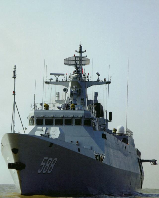 中国056型护卫舰舰炮，护卫海洋的力量象征，中国056型护卫舰舰炮，海洋护卫的力量标志