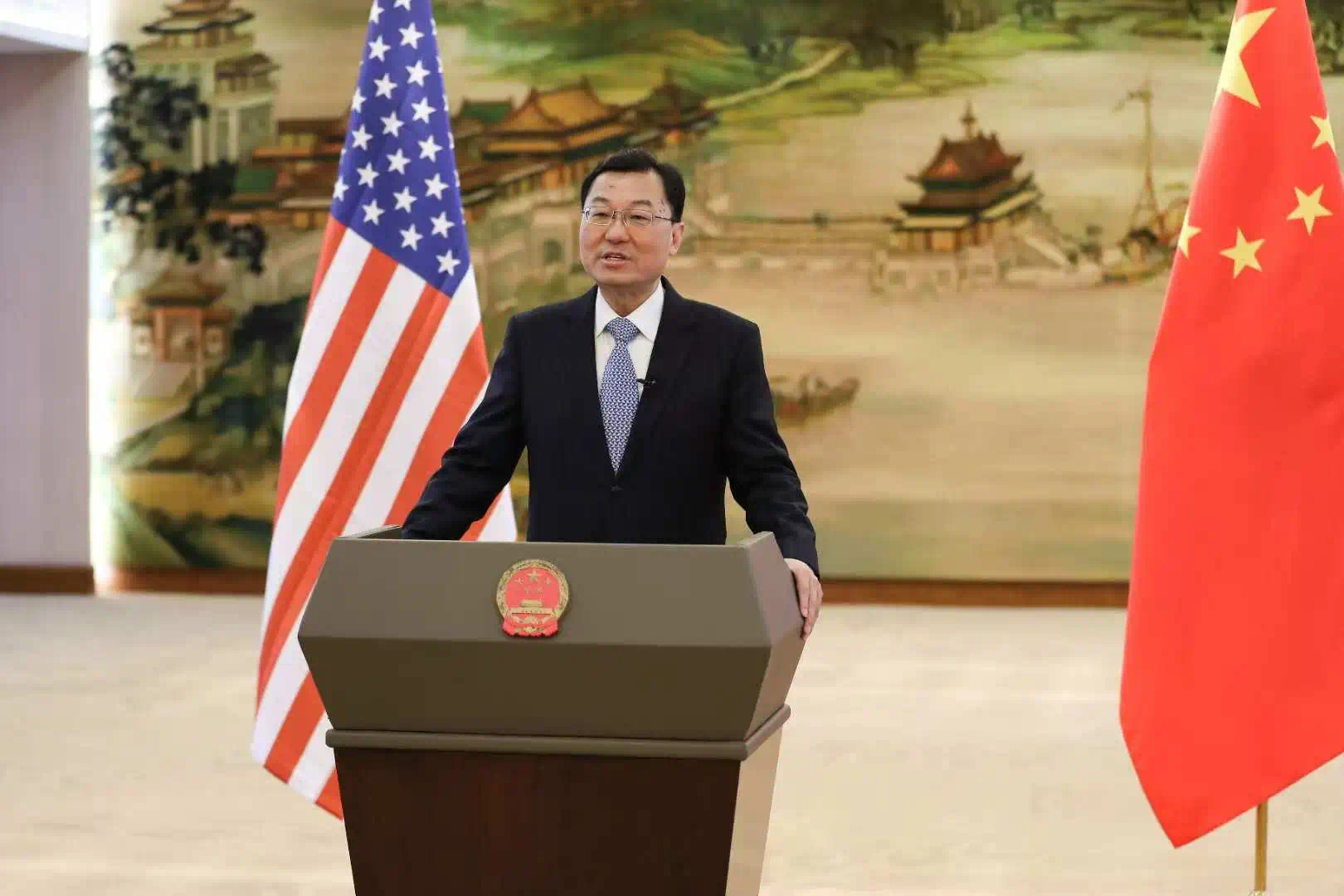 中国驻美大使眼中的主权尊重，美国应倾听并尊重中国主权的声音，中国驻美大使眼中的主权尊重，美国应倾听并尊重中国声音，共促国际秩序稳定
