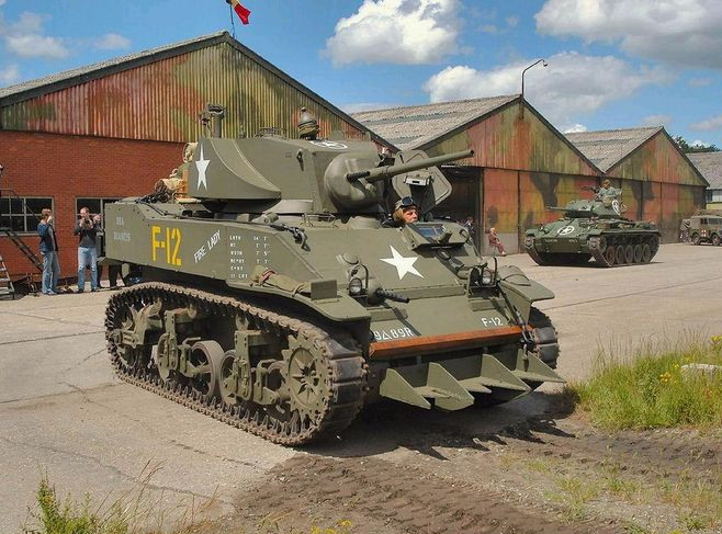 美军装备的M3A1斯图亚特轻型坦克，历史、性能与影响，美军M3A1斯图亚特轻型坦克，历史、性能与深远影响