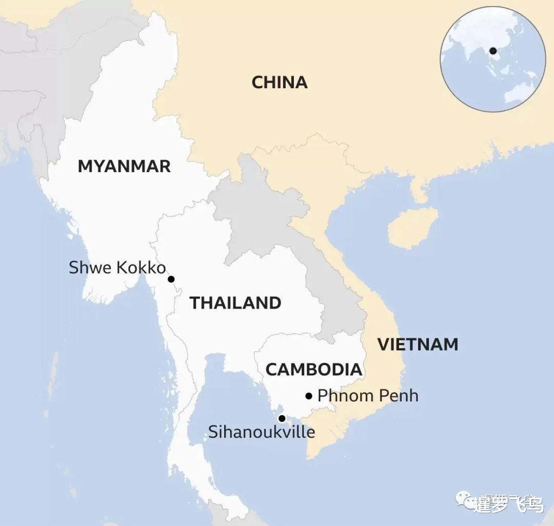 柬埔寨与缅甸之间的地理距离，近还是远？，柬埔寨与缅甸地理距离解析，近还是远？