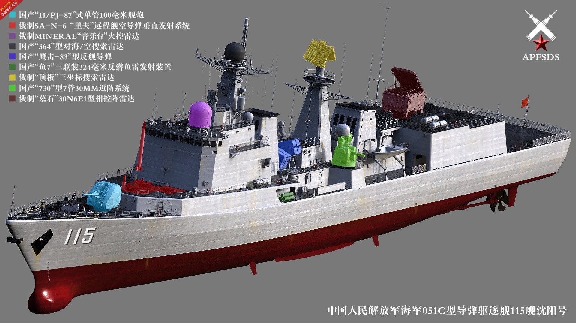 揭秘中国海军的骄傲，051C型驱逐舰及其反舰导弹实力解析，揭秘中国海军的骄傲，051C型驱逐舰反舰导弹实力解析