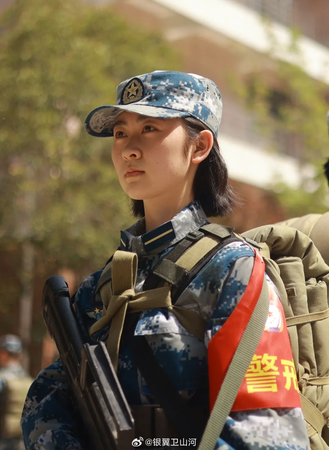 中国女兵,单人高清图片的魅力展现,中国女兵的魅力,单人高清图片展现风采