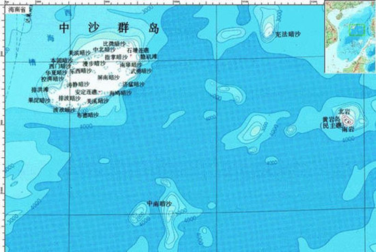 中国南海位置图,揭示南海诸岛及其重要性,南海地图揭示,中国南海诸岛及其重要性概览
