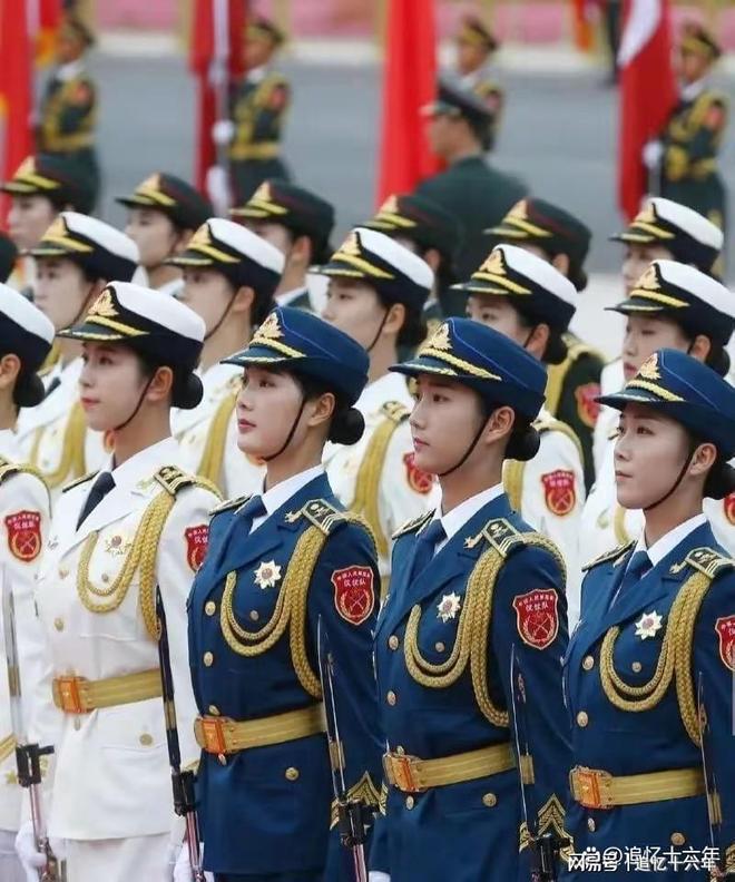 三军仪仗队迎风40秒不眨眼的坚韧与荣耀,三军仪仗队迎风坚韧展现荣耀,40秒不眨眼的力量与风采