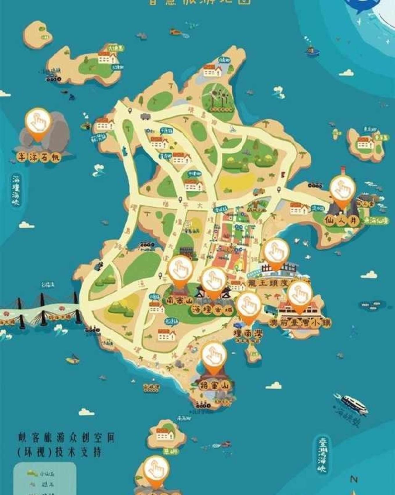 福建旅游地图高清版大图，探索福建的美丽与魅力，福建旅游地图高清版探索之旅，福建的美丽与魅力